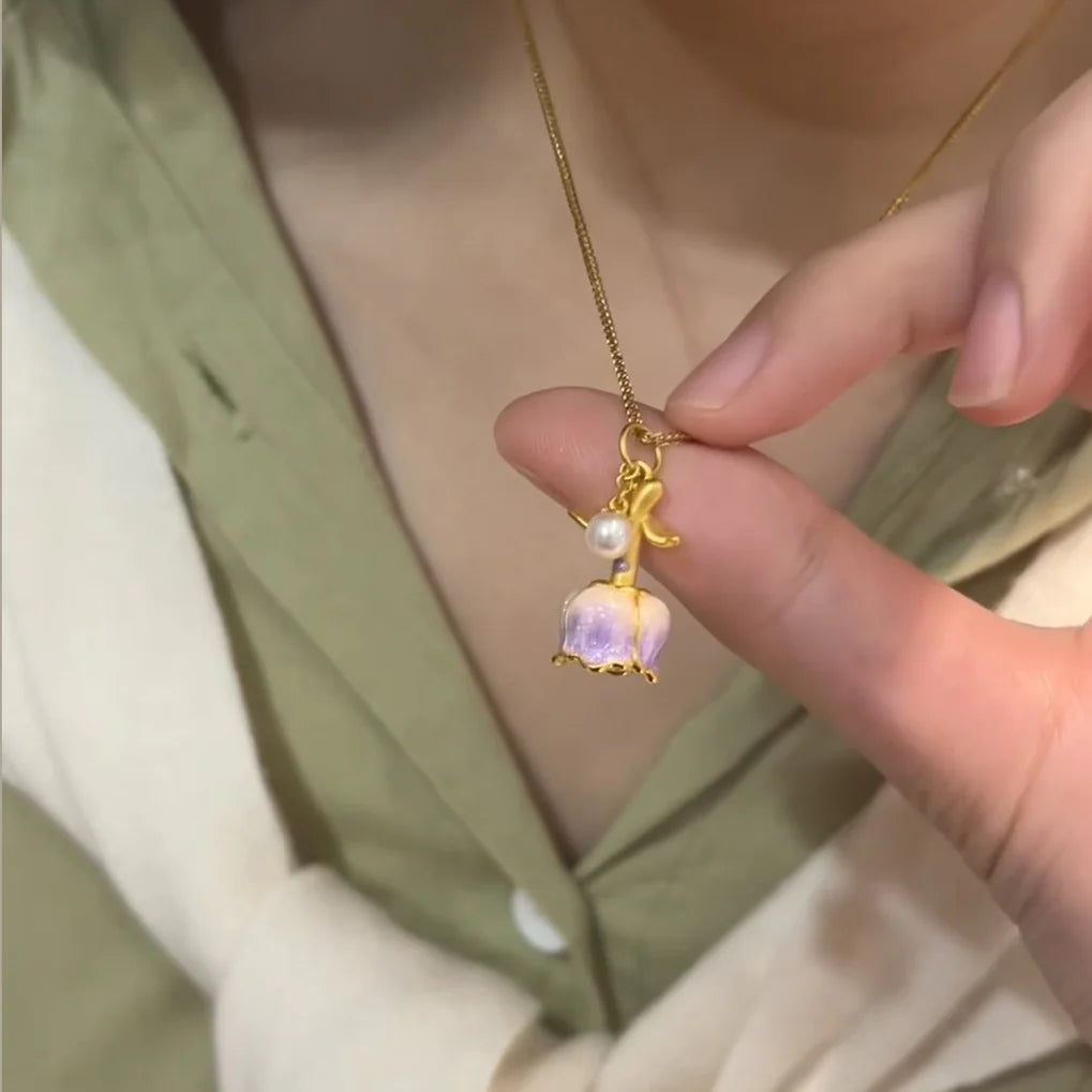 Gradient Rose Gold Necklace