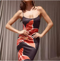 Floral Slit Midi Dress