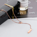 Tassel Pendant Gold Necklace