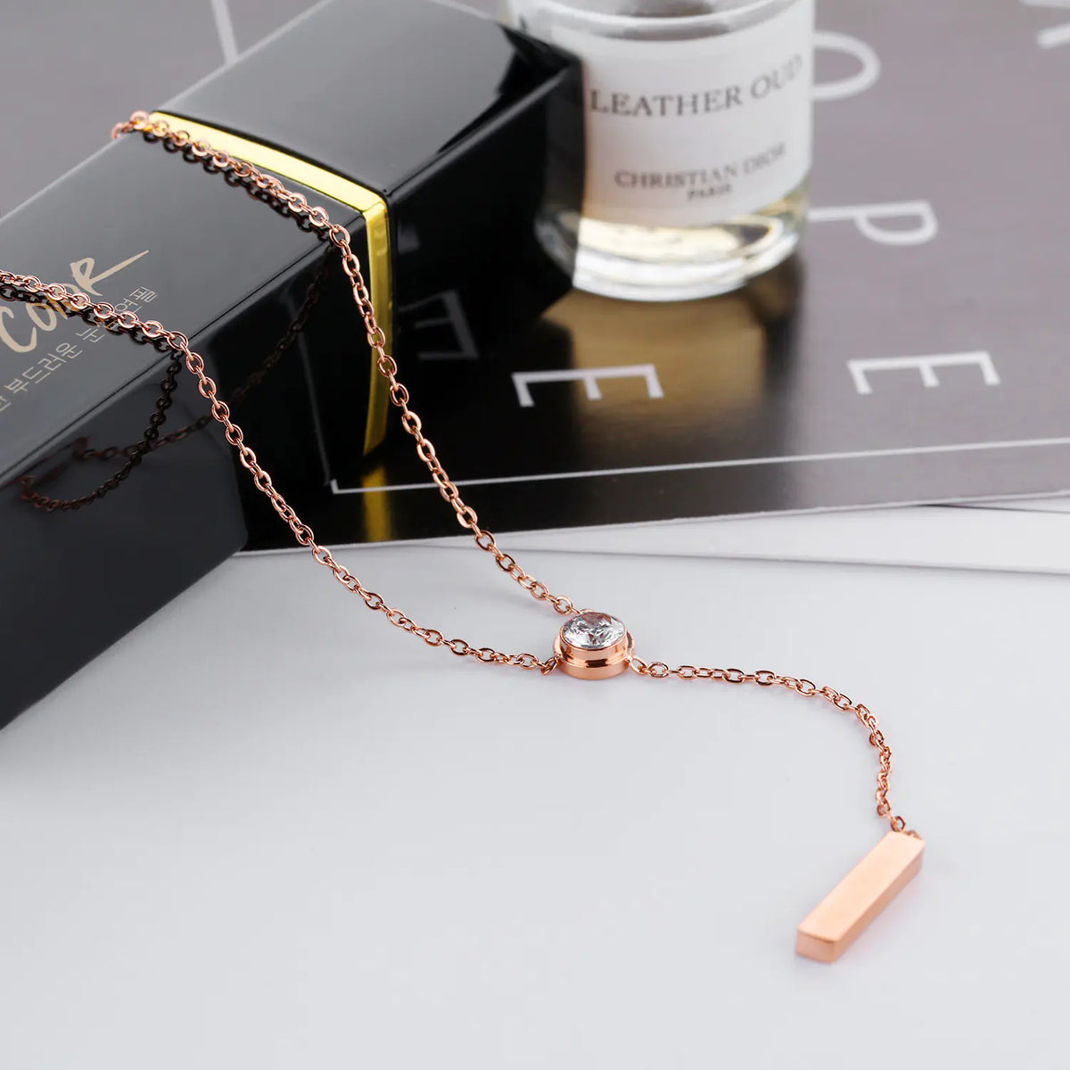 Tassel Pendant Gold Necklace